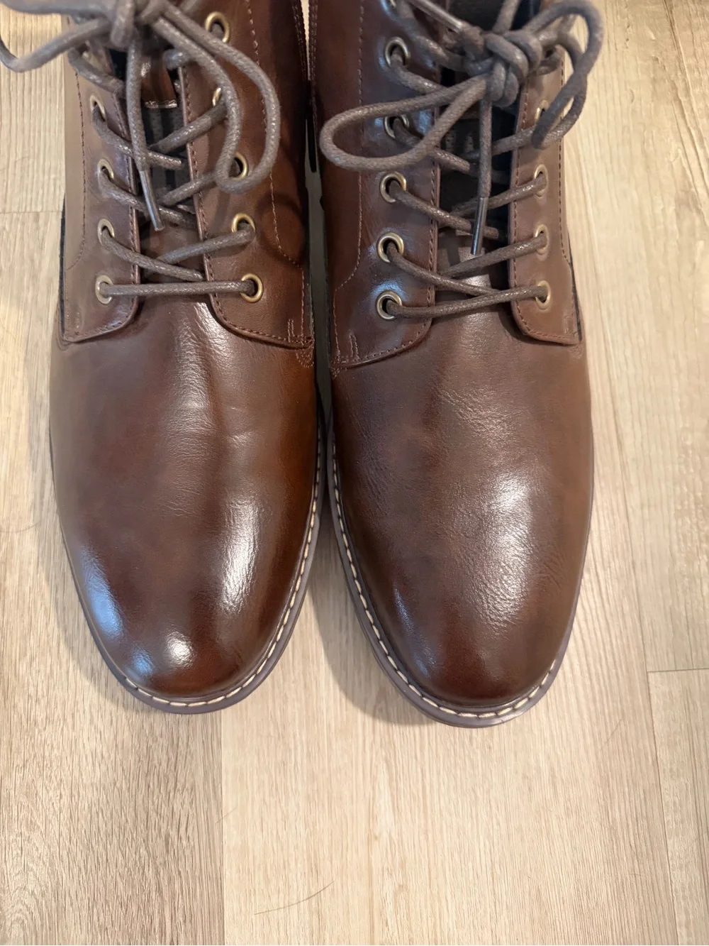 Steve Madden Men's Brown Leather Chukka Boots Size 13